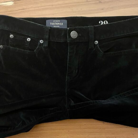 J. Crew velvet toothpick cotton jeans. Size 29, ankle. - Picture 5 of 10